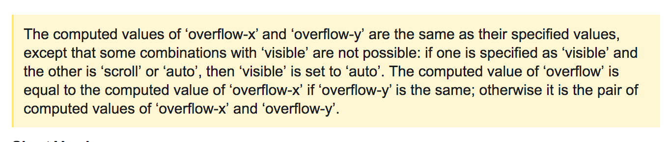 overflow x